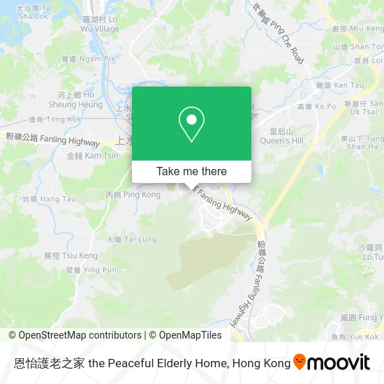 恩怡護老之家 the Peaceful Elderly Home map