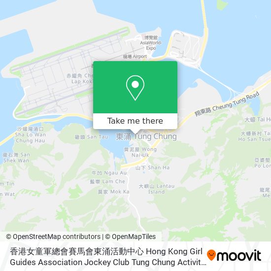 香港女童軍總會賽馬會東涌活動中心 Hong Kong Girl Guides Association Jockey Club Tung Chung Activity Centre map