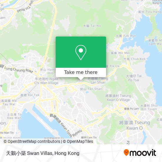 天鵝小築 Swan Villas map