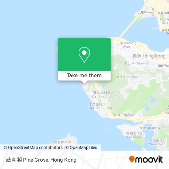 蘊真閣 Pine Grove map