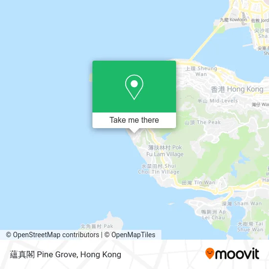 蘊真閣 Pine Grove map