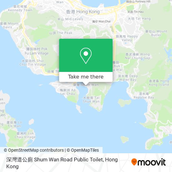 深灣道公廁 Shum Wan Road Public Toilet map