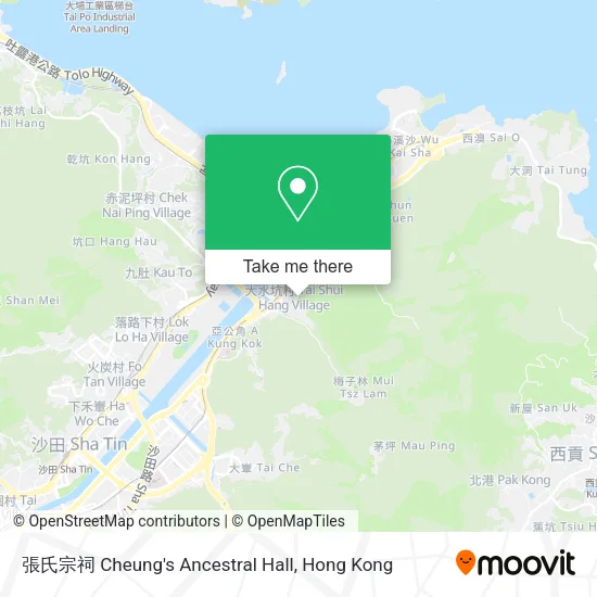 張氏宗祠 Cheung's Ancestral Hall map