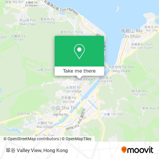 翠谷 Valley View map