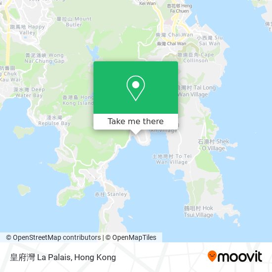 皇府灣 La Palais map