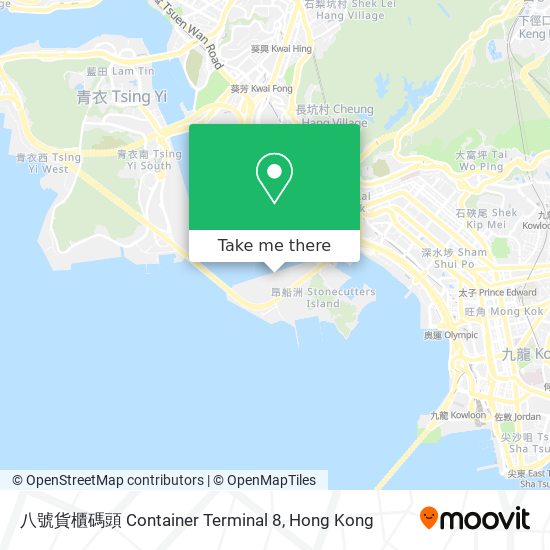 八號貨櫃碼頭 Container Terminal 8 map