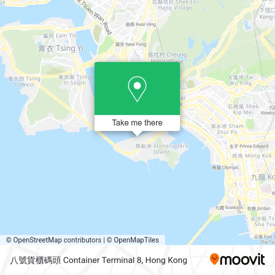 八號貨櫃碼頭 Container Terminal 8地圖