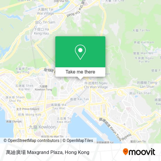 萬廸廣場 Maxgrand Plaza地圖