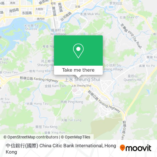 中信銀行(國際) China Citic Bank International map