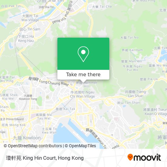 瓊軒苑 King Hin Court map