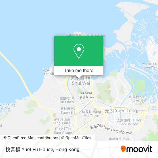 悅富樓 Yuet Fu House map
