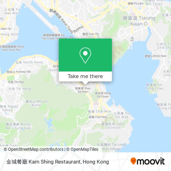 金城餐廳 Kam Shing Restaurant map