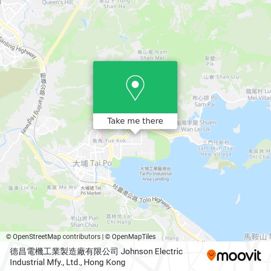 德昌電機工業製造廠有限公司 Johnson Electric Industrial Mfy., Ltd. map
