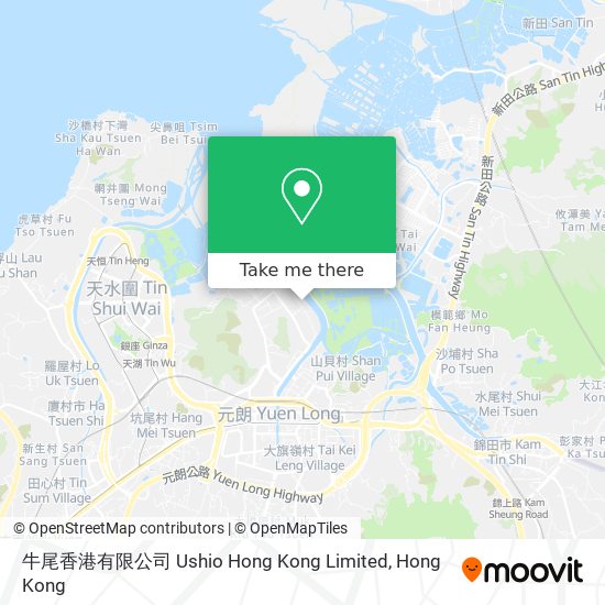 牛尾香港有限公司 Ushio Hong Kong Limited map