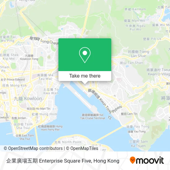 企業廣場五期 Enterprise Square Five map