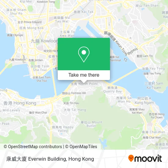 康威大廈 Everwin Building地圖