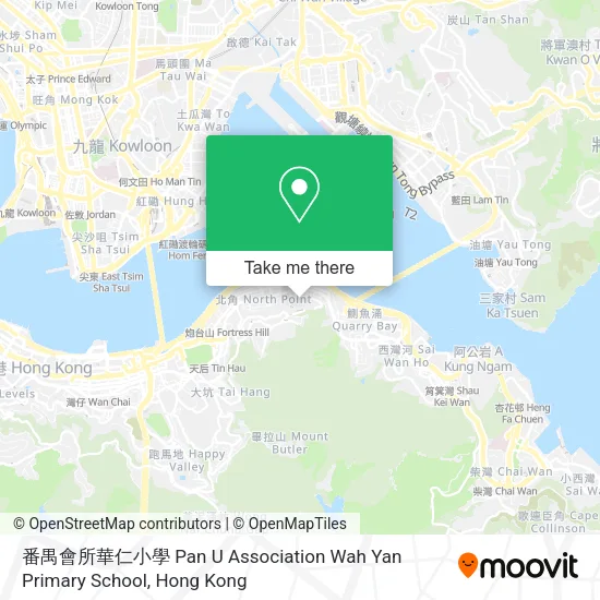 番禺會所華仁小學 Pan U Association Wah Yan Primary School地圖