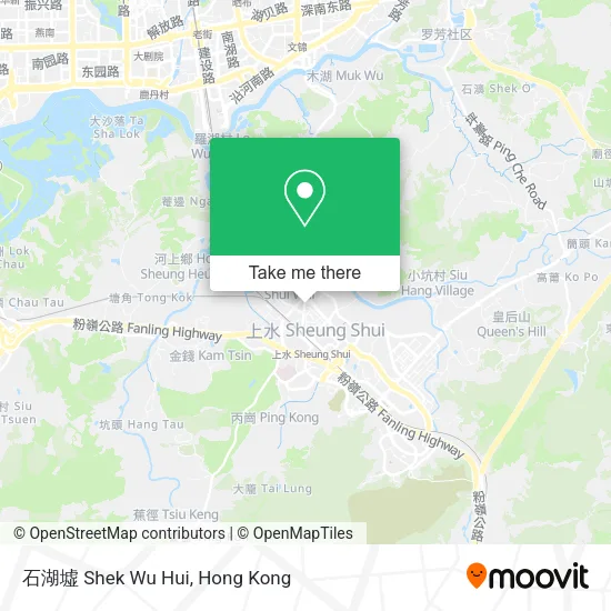 石湖墟 Shek Wu Hui map