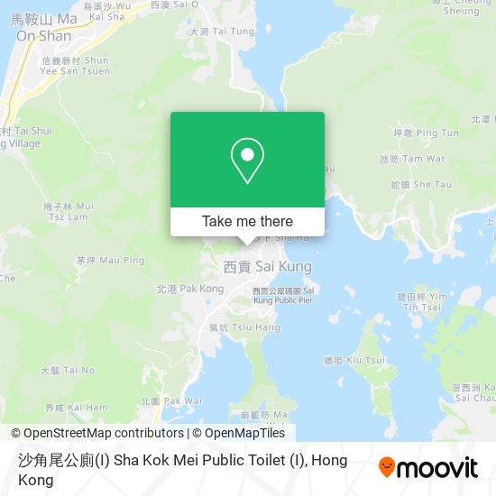 沙角尾公廁(I) Sha Kok Mei Public Toilet (I) map