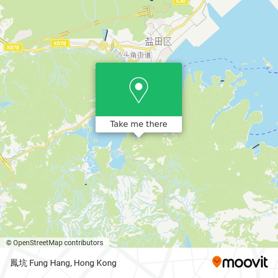 鳳坑 Fung Hang map