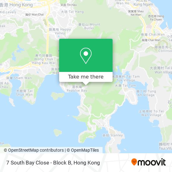 7 South Bay Close - Block B map