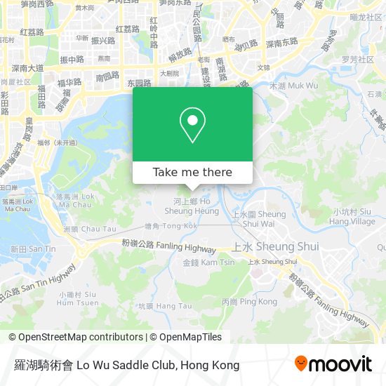 羅湖騎術會 Lo Wu Saddle Club map