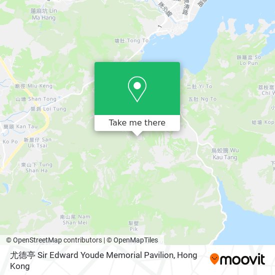 尤德亭 Sir Edward Youde Memorial Pavilion map