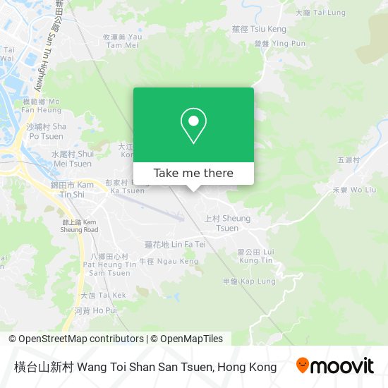 橫台山新村 Wang Toi Shan San Tsuen map