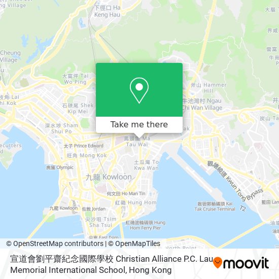 宣道會劉平齋紀念國際學校 Christian Alliance P.C. Lau Memorial International School map