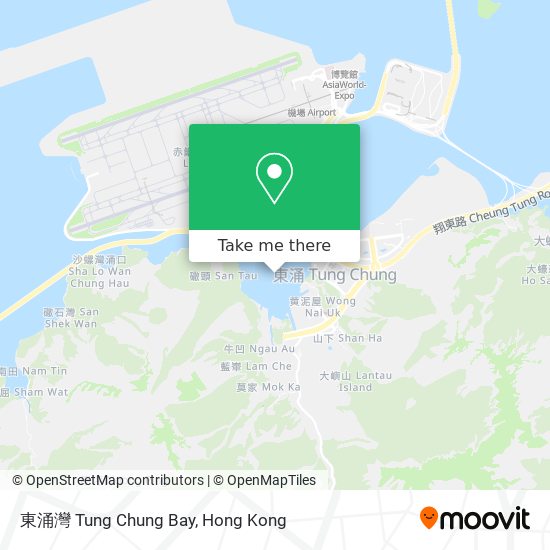 東涌灣 Tung Chung Bay map