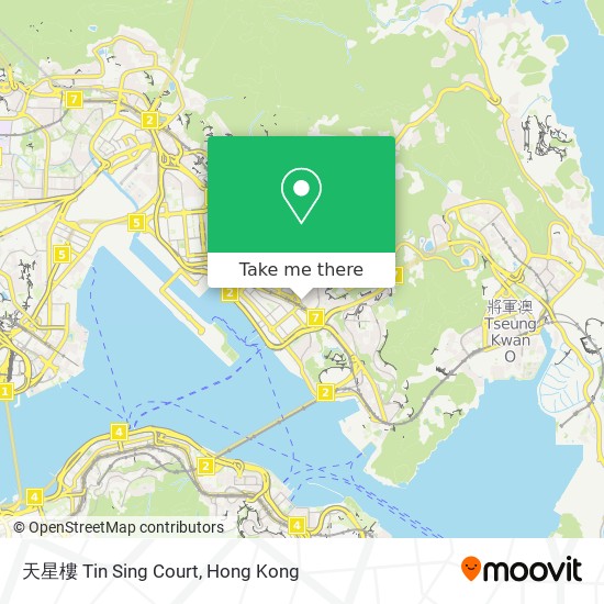 天星樓 Tin Sing Court map