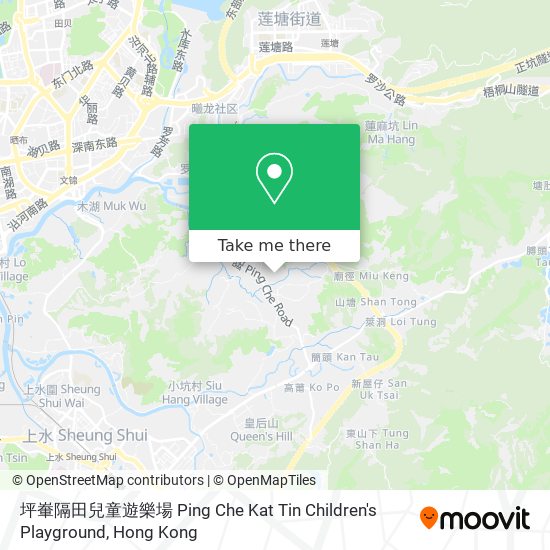 坪輋隔田兒童遊樂場 Ping Che Kat Tin Children's Playground map