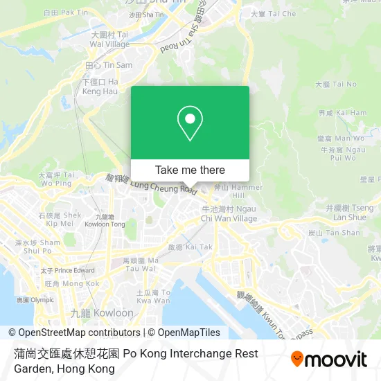 蒲崗交匯處休憩花園 Po Kong Interchange Rest Garden地圖