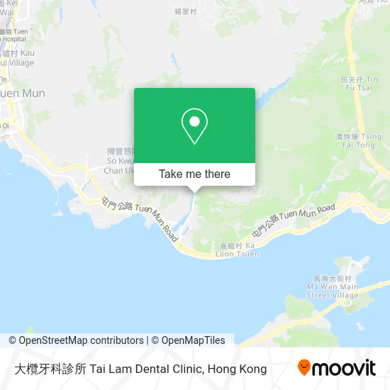 大欖牙科診所 Tai Lam Dental Clinic map
