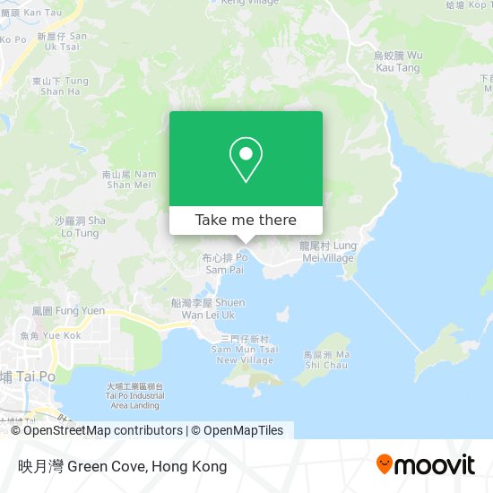 映月灣 Green Cove map