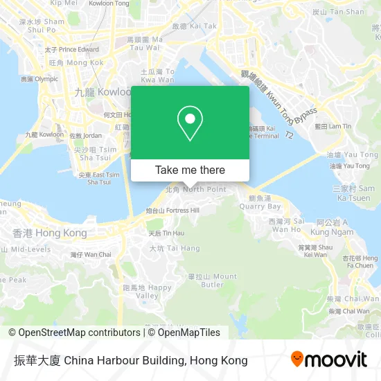 振華大廈 China Harbour Building map