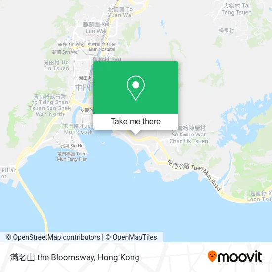 滿名山 the Bloomsway map