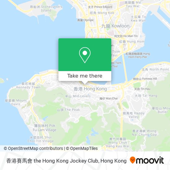 香港賽馬會 the Hong Kong Jockey Club map