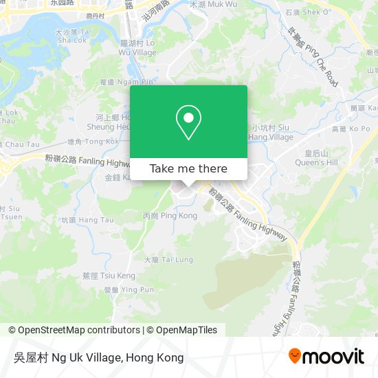 吳屋村 Ng Uk Village map