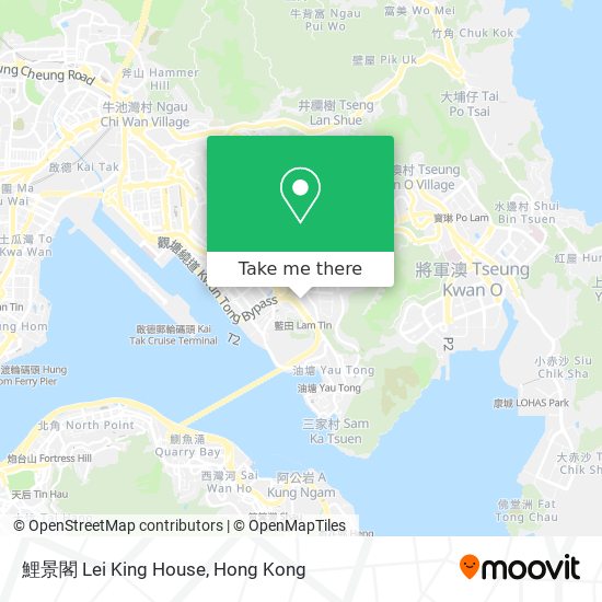 鯉景閣 Lei King House map