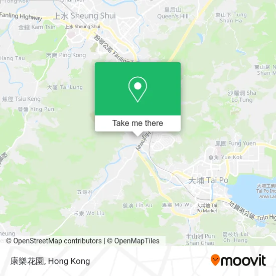 康樂花園 map