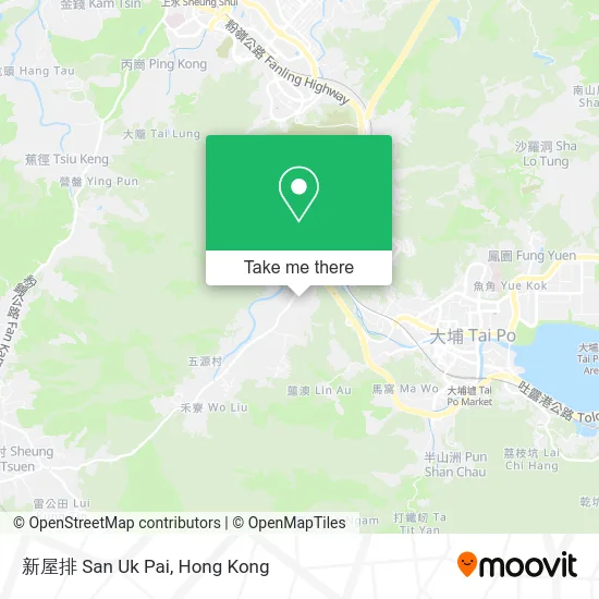 新屋排 San Uk Pai map