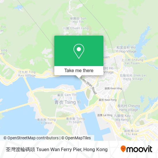 荃灣渡輪碼頭 Tsuen Wan Ferry Pier地圖