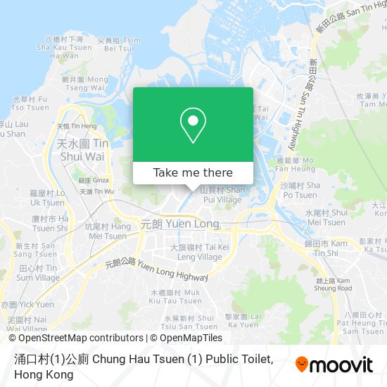 涌口村(1)公廁 Chung Hau Tsuen (1) Public Toilet map