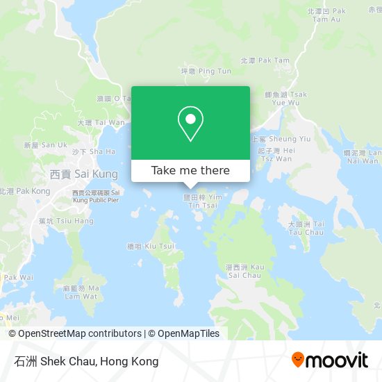 石洲 Shek Chau map