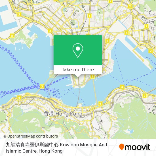 九龍清真寺暨伊斯蘭中心 Kowloon Mosque And Islamic Centre map