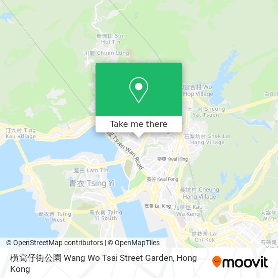 橫窩仔街公園 Wang Wo Tsai Street Garden map