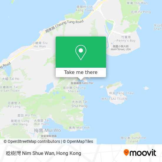 稔樹灣 Nim Shue Wan map