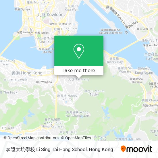 李陞大坑學校 Li Sing Tai Hang School map