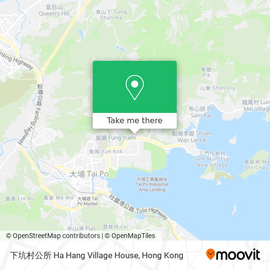 下坑村公所 Ha Hang Village House map